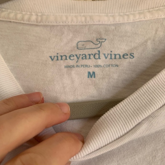 Men's White Long Sleeve Shirt Size M 100% Cotton T-Shirt Winter Top - Picture 3 of 4